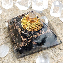 Beautiful Black Orgone Pyramid