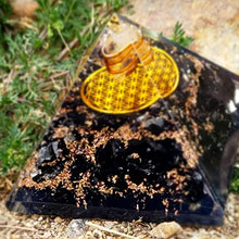Beautiful Black Orgone Pyramid