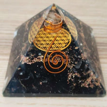 Beautiful Black Orgone Pyramid