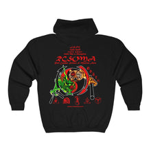 OFFICIAL RCSOMA Full Zip Hoodie with red lettering (unisex) AVAILABLE IN ASSORTED COLORS