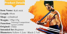 60cm Yellow black 2 color soft padded kali stick
