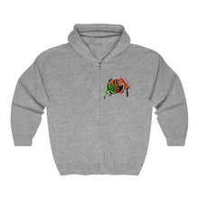 OFFICIAL RCSOMA Full Zip Hoodie with red lettering (unisex) AVAILABLE IN ASSORTED COLORS