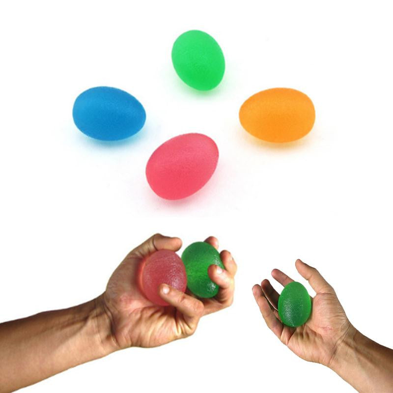 Silicone Egg Hand Massage Gripper Strength & Stress Relief